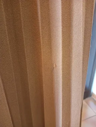 Abito lungo color tabacco