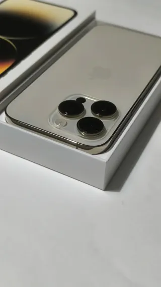 iPhone 14 PRO - Apple 5G 128GB Oro 100% - Perfetto