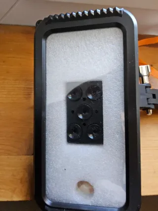 Supporto cellulare moto scooter arancione