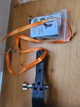 Supporto cellulare moto scooter arancione