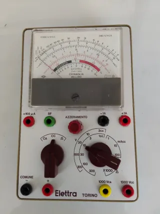 Tester analogico Scuola Radio Elettra