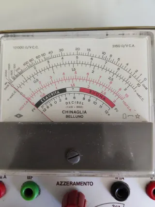 Tester analogico Scuola Radio Elettra