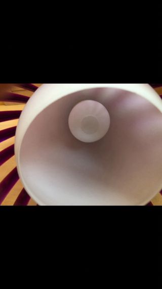 Lámpara de techo morada de luzete