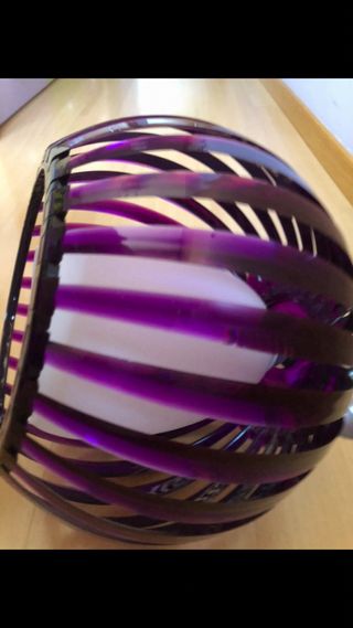 Lámpara de techo morada de luzete