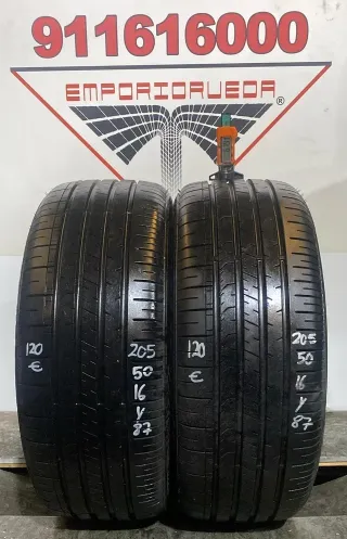 205 50 16 Y ARIVO RUEDA AL 90% DE VIDA UTIL