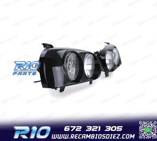 FAROS DOBLES VOLKSWAGEN VW GOLF 3 NEGRO