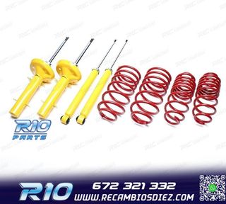 KIT SUSPENSIÓN DEPORTIVA PARA VOLKSWAGEN