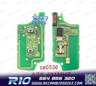 LLAVE COMPLETA PARA CITROEN C2 C4 C5 3 BOTONES