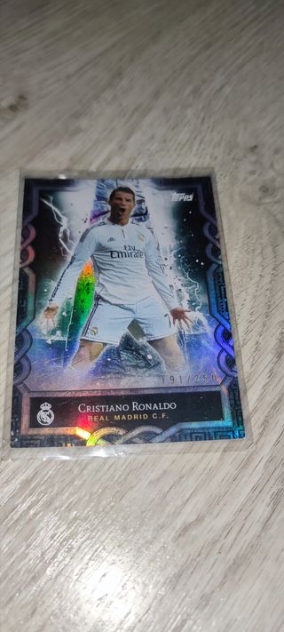Cromo Cristiano Ronaldo Topps Real Madrid 191/250