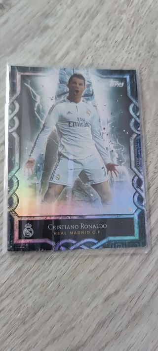 Cromo Cristiano Ronaldo Topps Real Madrid 191/250