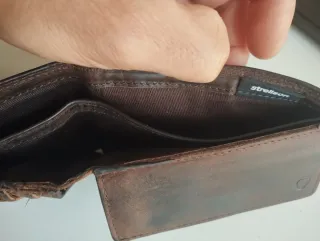 Cartera Strellson Marrón Piel