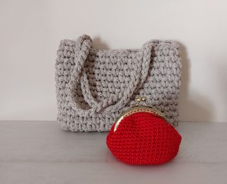 Bolso nuevo crochet baguette