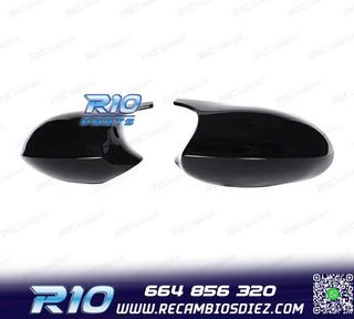 CARCASAS ESPEJOS BMW E92 E93 06-10 LOOK M3 NEGRO BRILLO