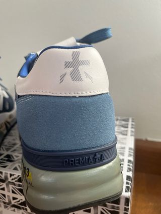 Zapatillas Premiata Azul y Blanco