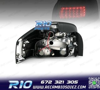 PILOTOS AUDI A3 8P 03-08 LED CRISTAL AHUMADO