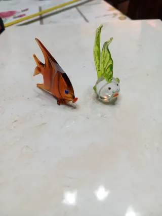 2 Pesciolini Murano Vetro