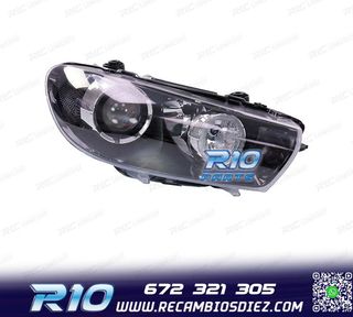 FARO DCH XENON VOLKSWAGEN VW SCIROCCO 08-14 NEGRO