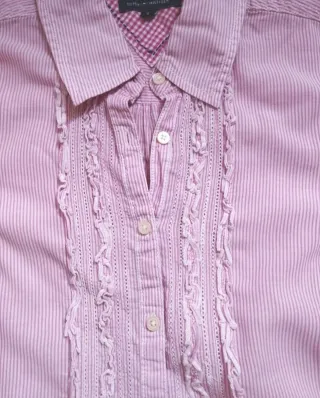 Camisa Tommy Hilfiger rosa talla S