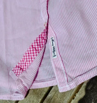 Camisa Tommy Hilfiger rosa talla S
