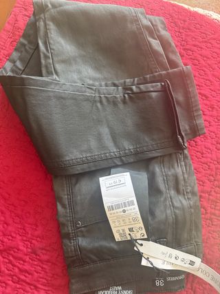 Pantalón Skinny Stradivarius Negro Talla 36