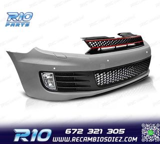 PARAGOLPES DELANTERO VOLKSWAGEN VW GOLF 6 08-12 PDC LOOK GTI