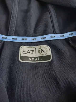 Tuta completa EA7 SSC Napoli nera