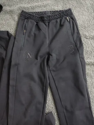 Tuta completa EA7 SSC Napoli nera