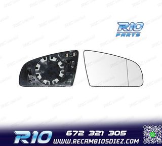 CRISTAL ESPEJO BASE DERECHO AUDI A3 8P 03-08