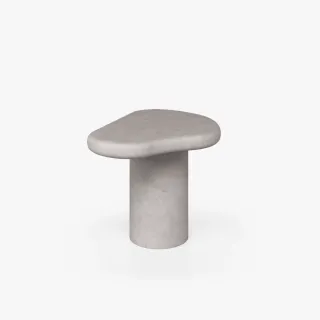 Mesa auxiliar piedra beige