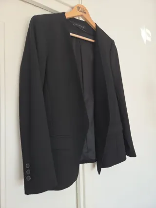 Americana Zara Negra Mujer