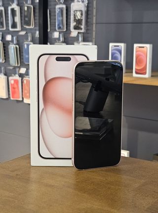IPHONE 15 128GB ROSA BATE. 100%