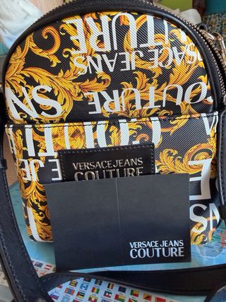 Zaino Versace Jeans Couture Nero e Dorato