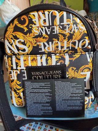 Zaino Versace Jeans Couture Nero e Dorato