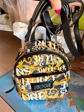 Zaino Versace Jeans Couture Nero e Dorato