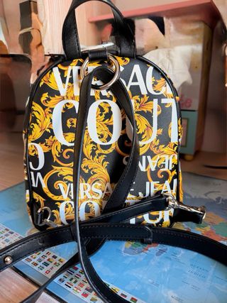 Zaino Versace Jeans Couture Nero e Dorato