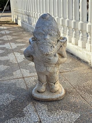 12 Enanitos Maceteros de Piedra