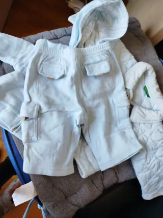 Conjunto ropa bebé azul 0-3 meses