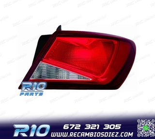 PILOTO DCH SEAT LEON 12-17 BLANCO ROJO