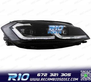 FAROS FULL LED DINAMICOS VOLKSWAGEN VW GOLF 7.5 17-19 LOOK R