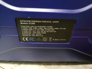 Generador Portátil / Power Station 1200Wh