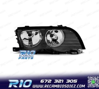 FARO DERECHO BMW SERIE 3 E46 SEDÁN TOURING 98-01 FONDO NEGR