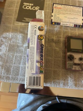 Nintendo Game Boy Color Morado Transparente