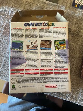 Nintendo Game Boy Color Morado Transparente