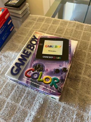 Nintendo Game Boy Color Morado Transparente