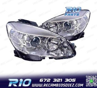 FAROS PARA MERCEDES W204 C CLASS 07-10
