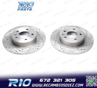 DISCOS DE FRENO PARA SUZUKI PERFORADOS RANURADOS