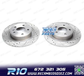 DISCOS DE FRENO PERFORADOS RANURADOS PARA TOYOTA