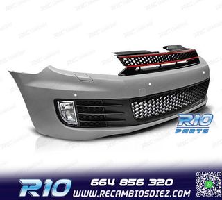 PARAGOLPES DELANTERO VOLKSWAGEN VW GOLF 6 08-12 PDC LOOK GTI
