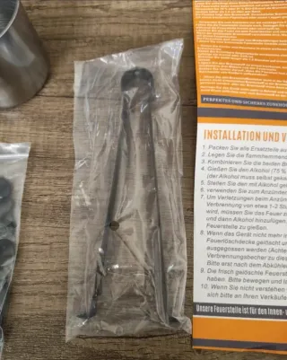 Chimenea de mesa Tischkamin