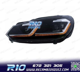 FAROS VOLKSWAGEN VW GOLF 6 08-13 LOOK SILVER GOLF 7 DINAMICO